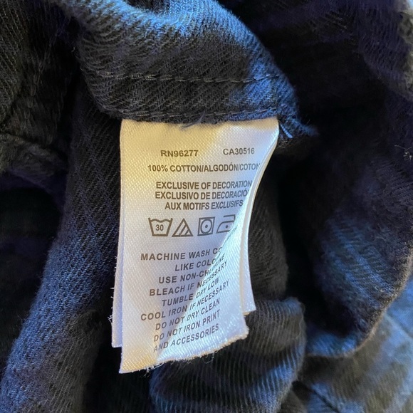 Vans men’s shirt long sleeves navy blue size S - Picture 7 of 7